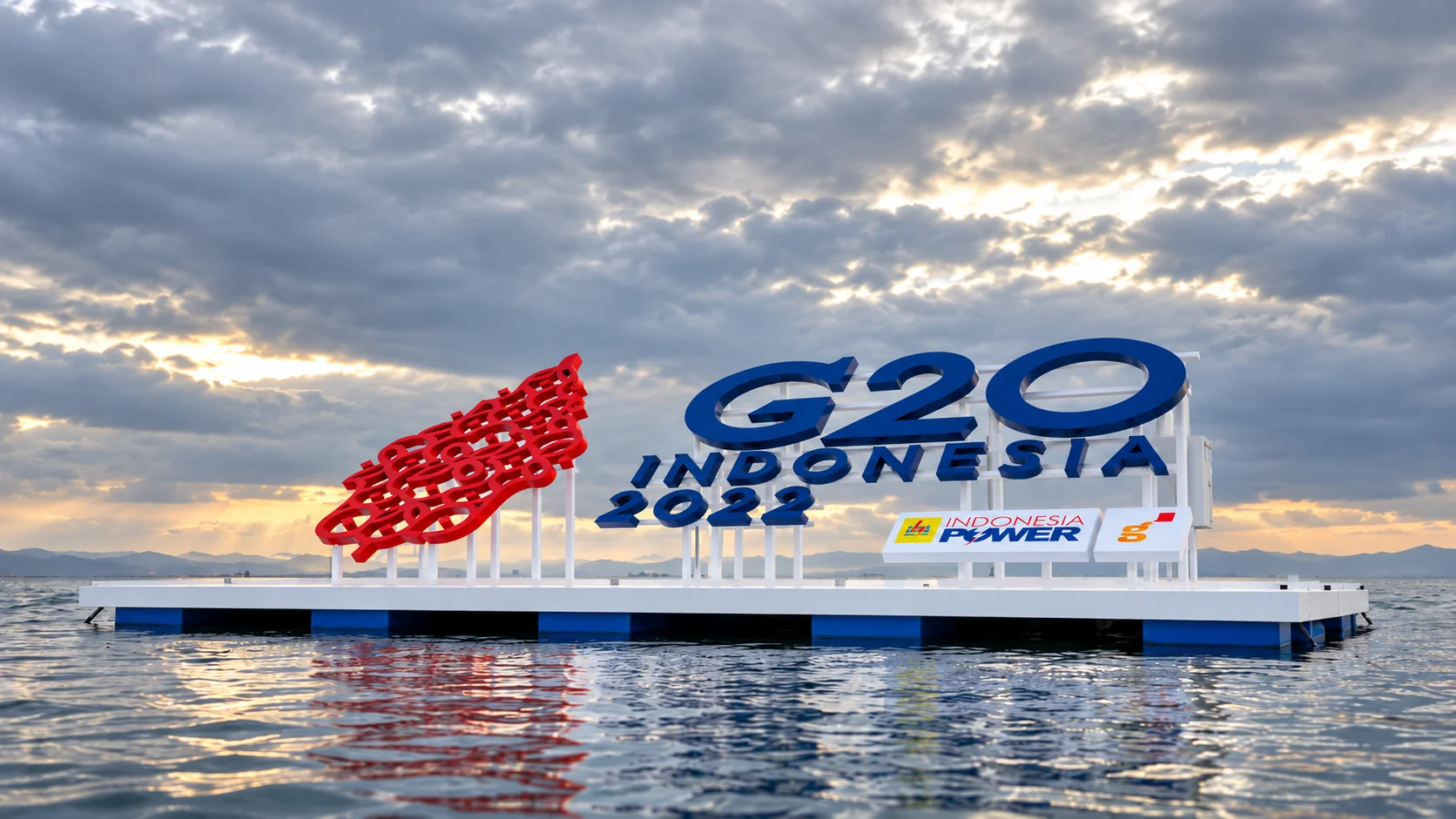 Huruf timbul Acrylic LED G20 - alfa media bali - 1