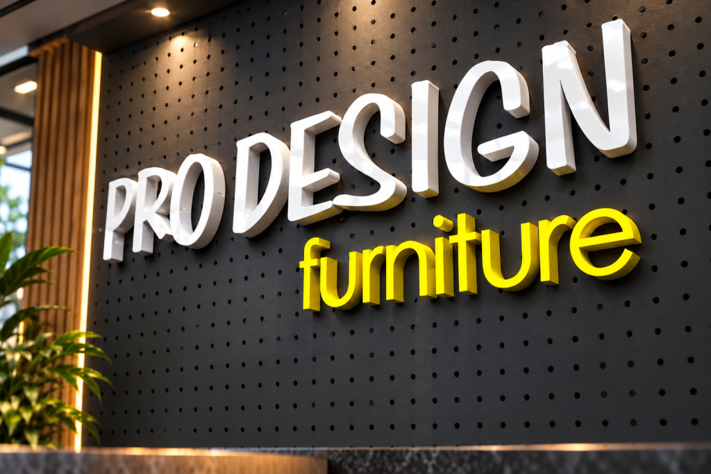 Huruf timbul akrilik pro design bali