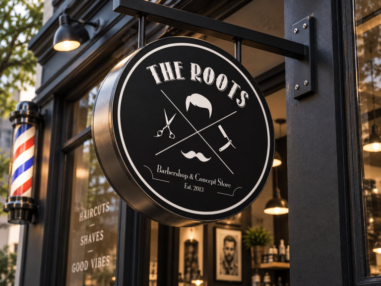 Neon box bulat the roots bali